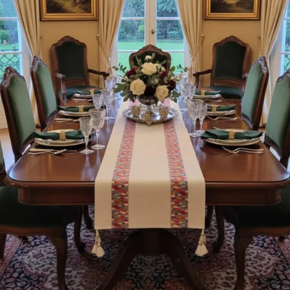 Satrangi Table Runner by dimora bella