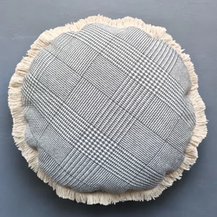The Textura Round Cushion Cover