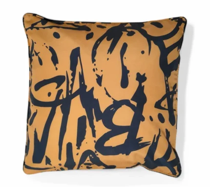 The Ink stroke Cushion Cover by dimora bella home decor