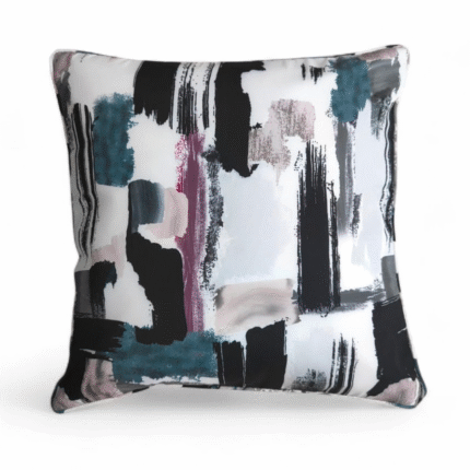Abstract Brushstroke Cushion Cover