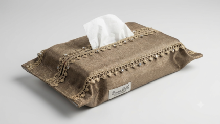 Dimora Bella – Champagne Pearl Tissue Box Holder