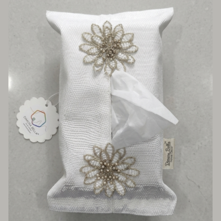 Dimora Bella – Pearl Bloom Tissue Box Holder