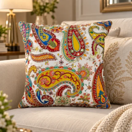 Dimora Bella – Rangoli Paisley Cushion Cover